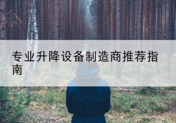 宁安电动剪叉升降平台厂家-专业升降设备制造商推荐指南
